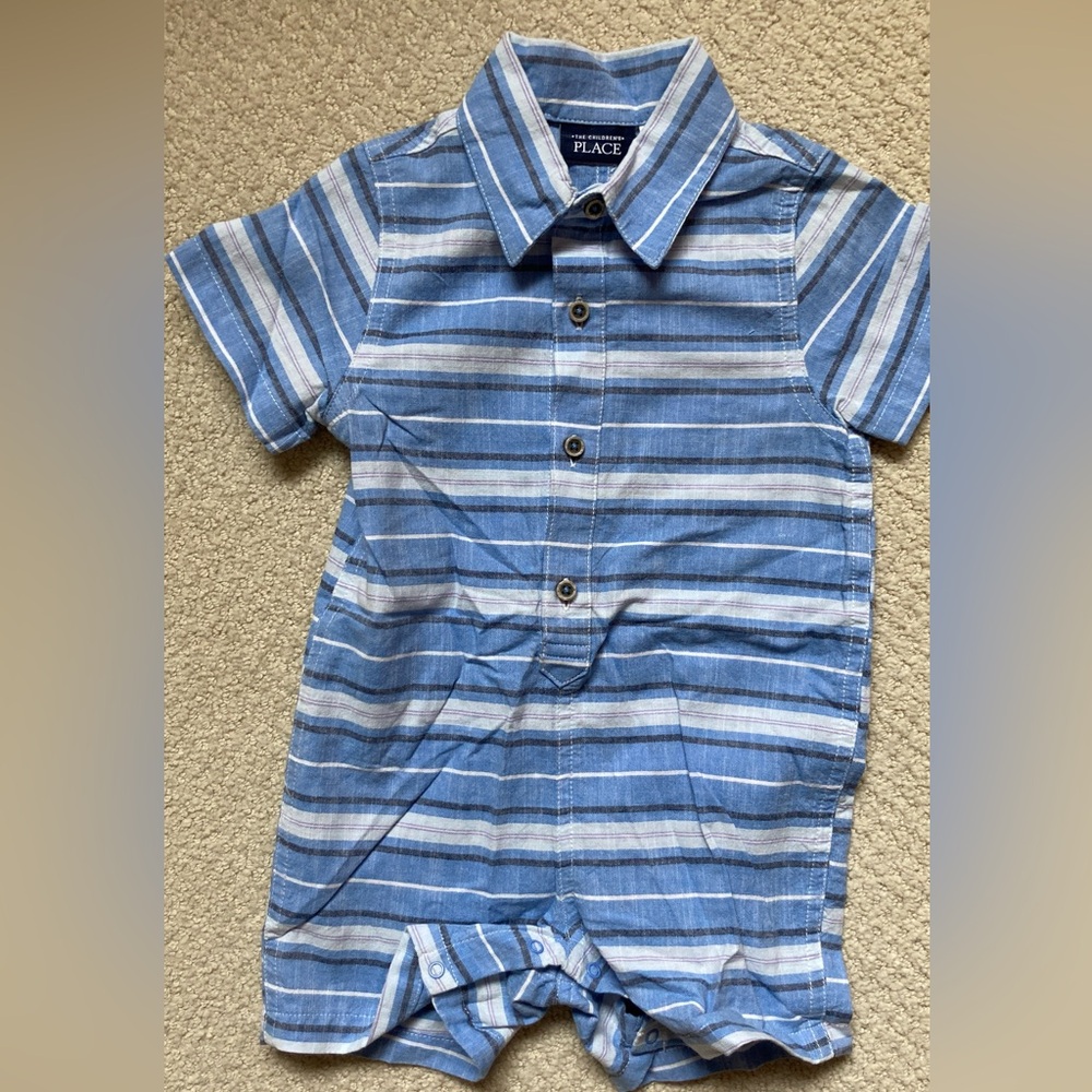 Toddler boy Childrens Place summer romper 12-18 months